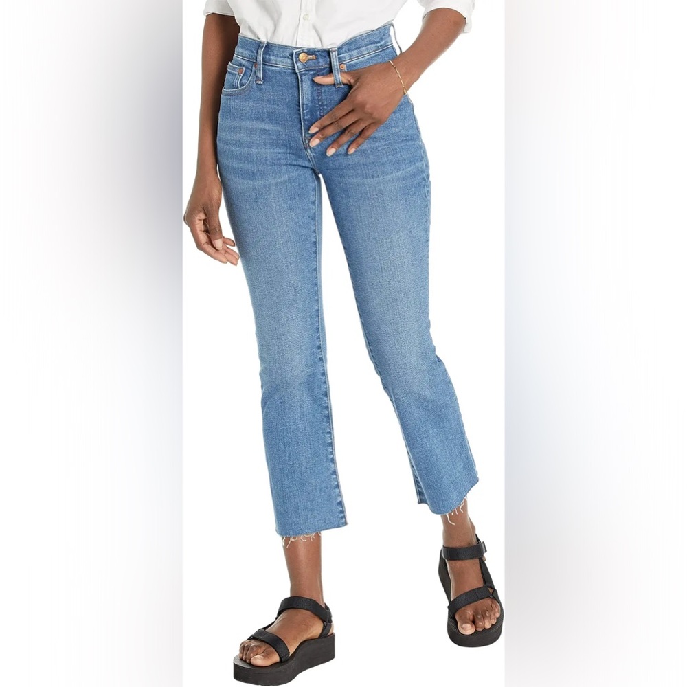 Madewell Cali Demi Jeans with Raw Hem